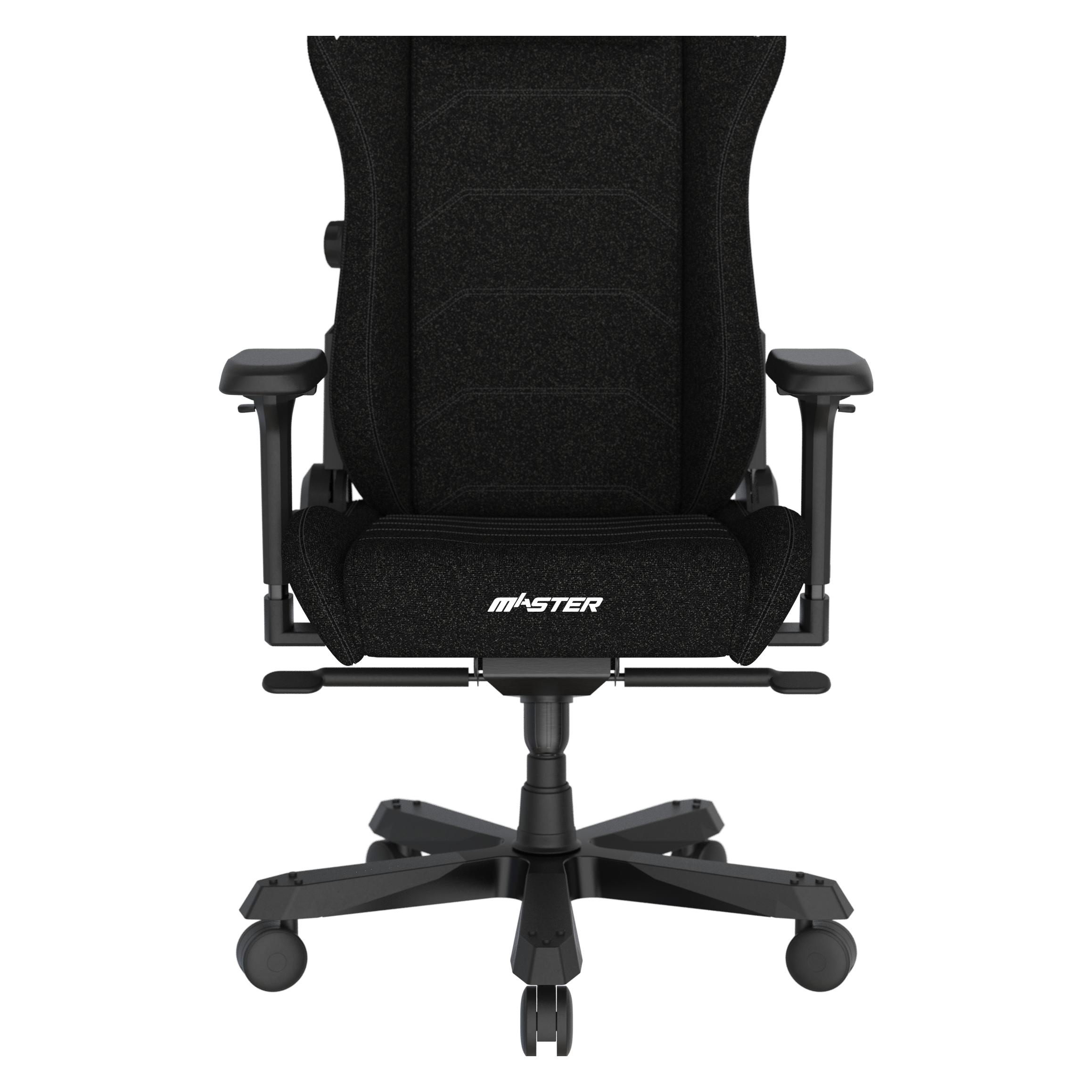 DXRacer Master Serie GC/XLMF23FBE/N Gaming-Stuhl - Plus / XL - wasserabweisender Stoff / schwarz (GC/XLMF23FBE/N)