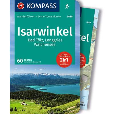 KOMPASS Wanderführer Isarwinkel, Bad Tölz, Lenggries, Walchensee, 60 Touren, Taschenbuch von Christian Schneeweiss, KOMPASS Freytag & Berndt,