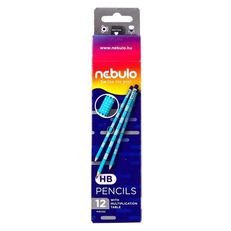 Nebulous Stars HB-Bleistift mit Multiplikationstabelle (12 Stück) (HB, 12x) (357845)