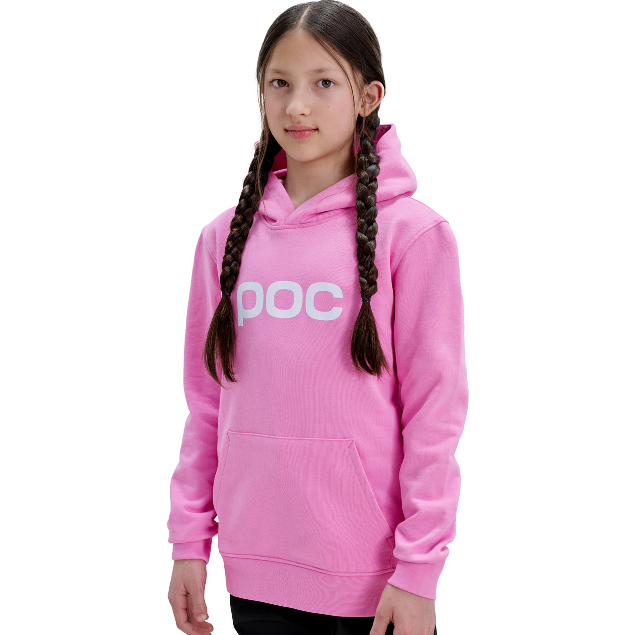POC Kinder Hoodie thulite pink/hydrogen white - 150