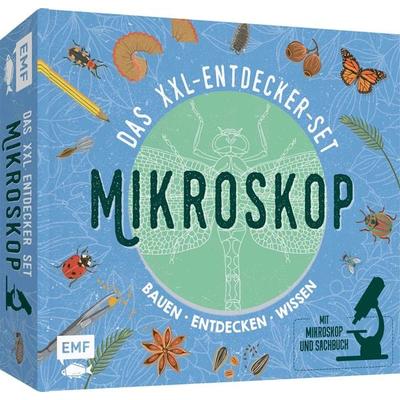 Das XXL-Entdecker-Set – Mikroskop: Mit Mikroskop, Linsen und Objektträgern + Sachbuch mit faszinierenden Experimenten, Gebundene Ausgabe von Tom
