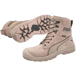 Puma, Sicherheitsschuhe, Sicherheitsstiefel CONQUEST STONE HIGH Grösse 44 stone S3 CI HI HRO SRC DIN EN ISO 20345 Nubukleder (S3, 44)