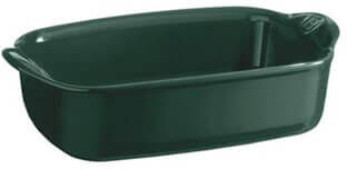 Emile Henry Cedar Green 22 x 14.5cm Rectangular Baking Dish