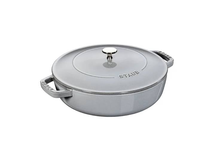 STAUB Sauteuse Chistera Ø28 cm 3,7 L Gris