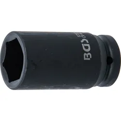BGS Kraft-Steckschlüssel-Einsatz Sechskant, tief | Antrieb Innenvierkant 20 mm (...