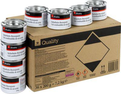 Sicherheits-Brennpaste, Weißblechdose, 200 g, ca. 3 Stunden Brenndauer