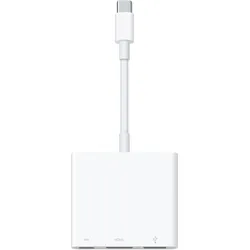 Apple Multiport (USB-C, HDMI, USB-A, USB-C), Mobilgerät Adapter, Weiss