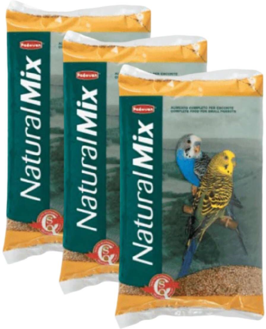 Padovan Natural Mix Cocorite KIT RISPARMIO 3X5KG
