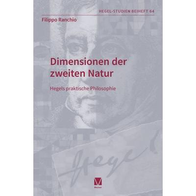 Dimensionen der zweiten Natur, Taschenbuch von Filippo Ranchio, Meiner, F, 978-3-7873-4809-1