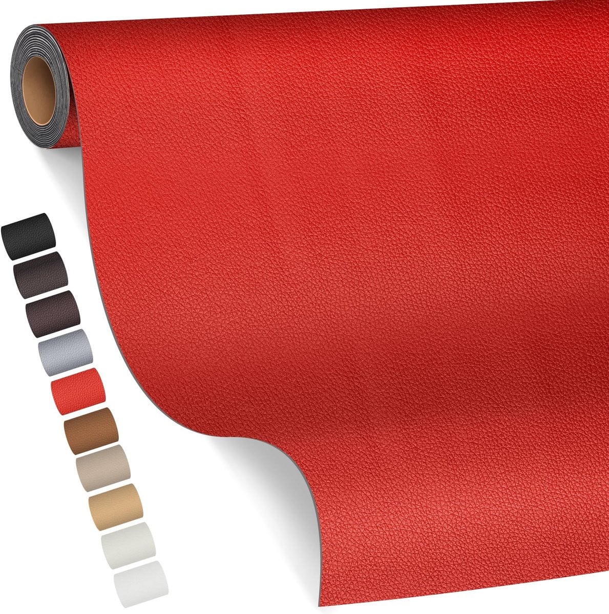 Zelfklevende Leder Reparatie Kit voor Meubels, Rood