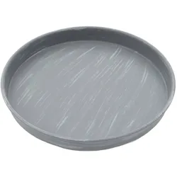 Tablett SIMPLY grau (D 16 cm) - D 16 cm