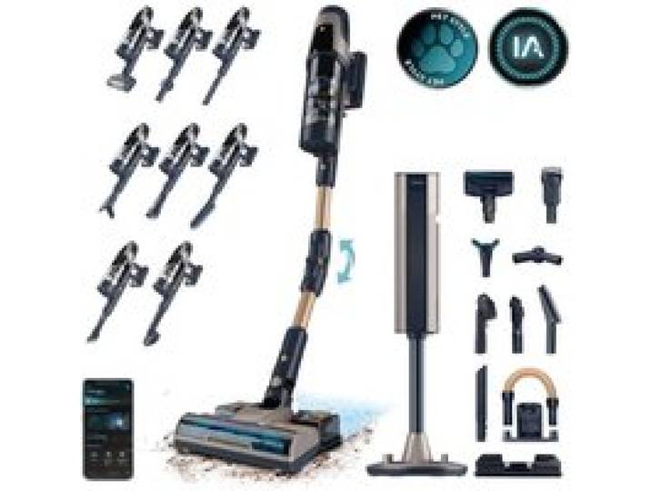 Cecotec Aspirateur Balai sans Fil Conga Rockstar 11500 Odyssey Station Connected IA. Aspirateur sans Fil 300 AW de Puissance Base