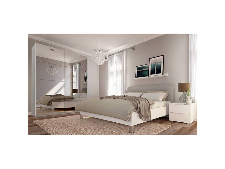 Schwebetürenschrank reflect 181 x 236cm Grau/Seidengrau 2 Türen