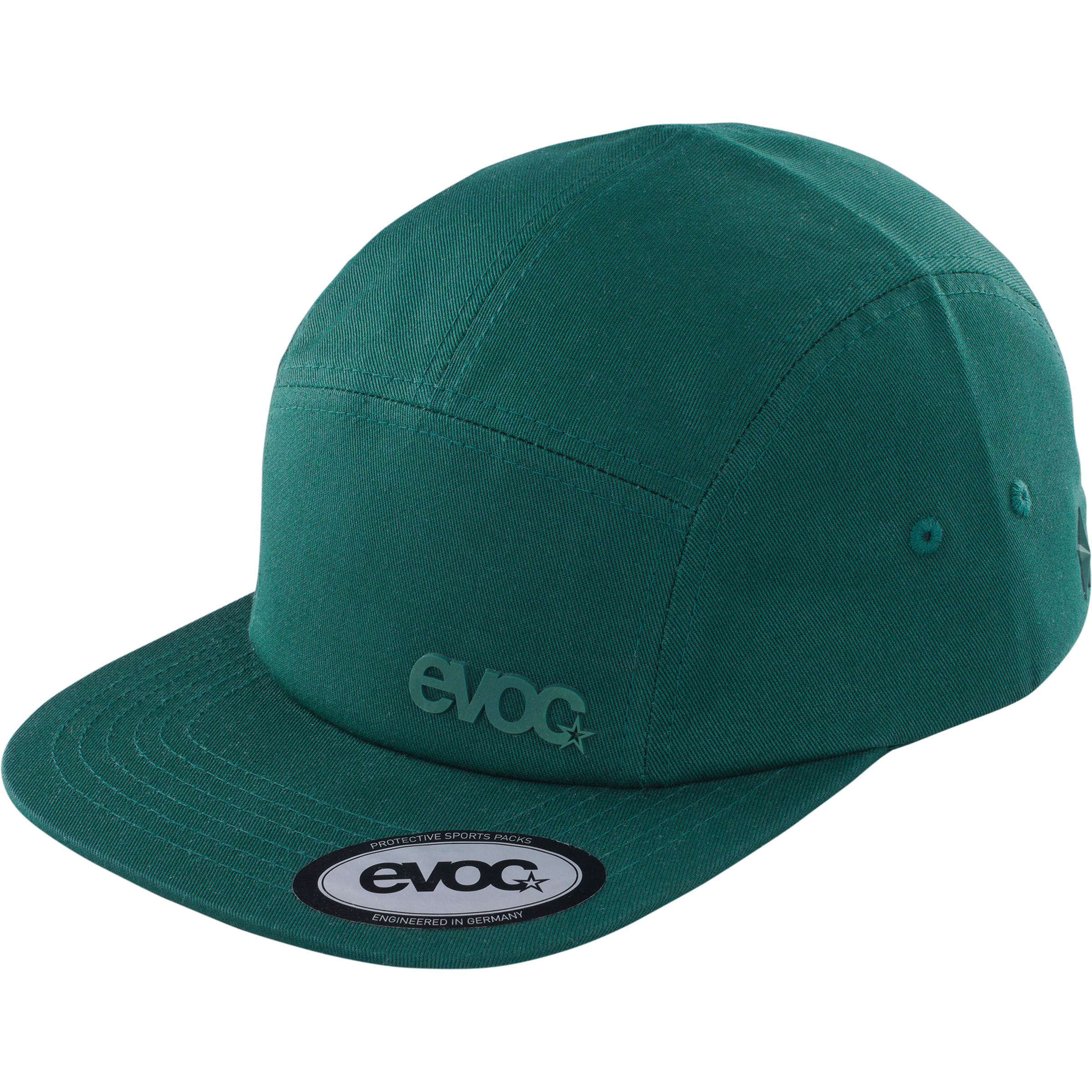 Evoc Five Panel Cap Basecaps gruen Lifestyle Hautfreundlich