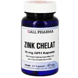ZINK CHELAT 10 mg GPH Kapseln 60 St
