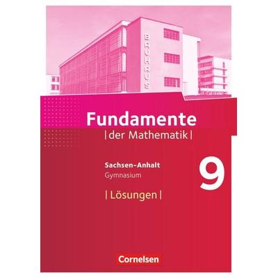 Fundamente der Mathematik - Sachsen-Anhalt ab 2015 - 9. Schuljahr, Taschenbuch von , Cornelsen Verlag, 978-3-06-009483-7
