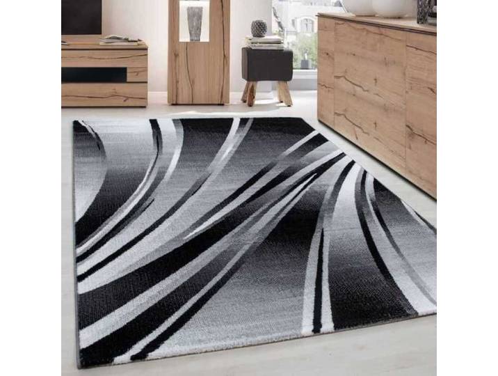 TapisTrend Tapis design Noir-Gris-Blanc 200 x 290 cm moderne designe Parma 9210