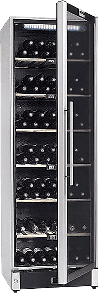 LA SOMMELIERE Vinoteca - La Sommelière VIP185, 200 W, Compresor, Para 197 Botellas, Multitemperatura, Antivibración, Inox