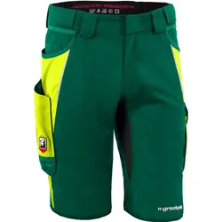 Shorts "IRON" - N70 - grün/warngelb