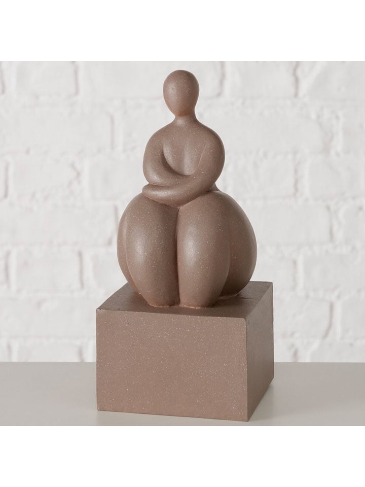 Boltze Skulptur "Jolante" in Hellbraun - (H)22 cm - onesize