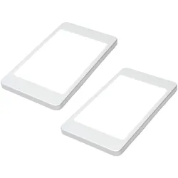 LED Unterbauleuchte, silber-grau, neutralweiss, ohne Sensor, 2er SET