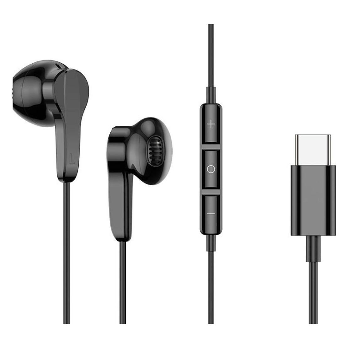 PowerGuard USB-C Headset In-Ear Kopfhörer mit Mikrofon & Lautstärkeregler (Kabelgebunden) (00035085)