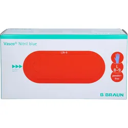 Vasco Nitril Blue Untersuchungshandschuhe Gr. L 150 ST