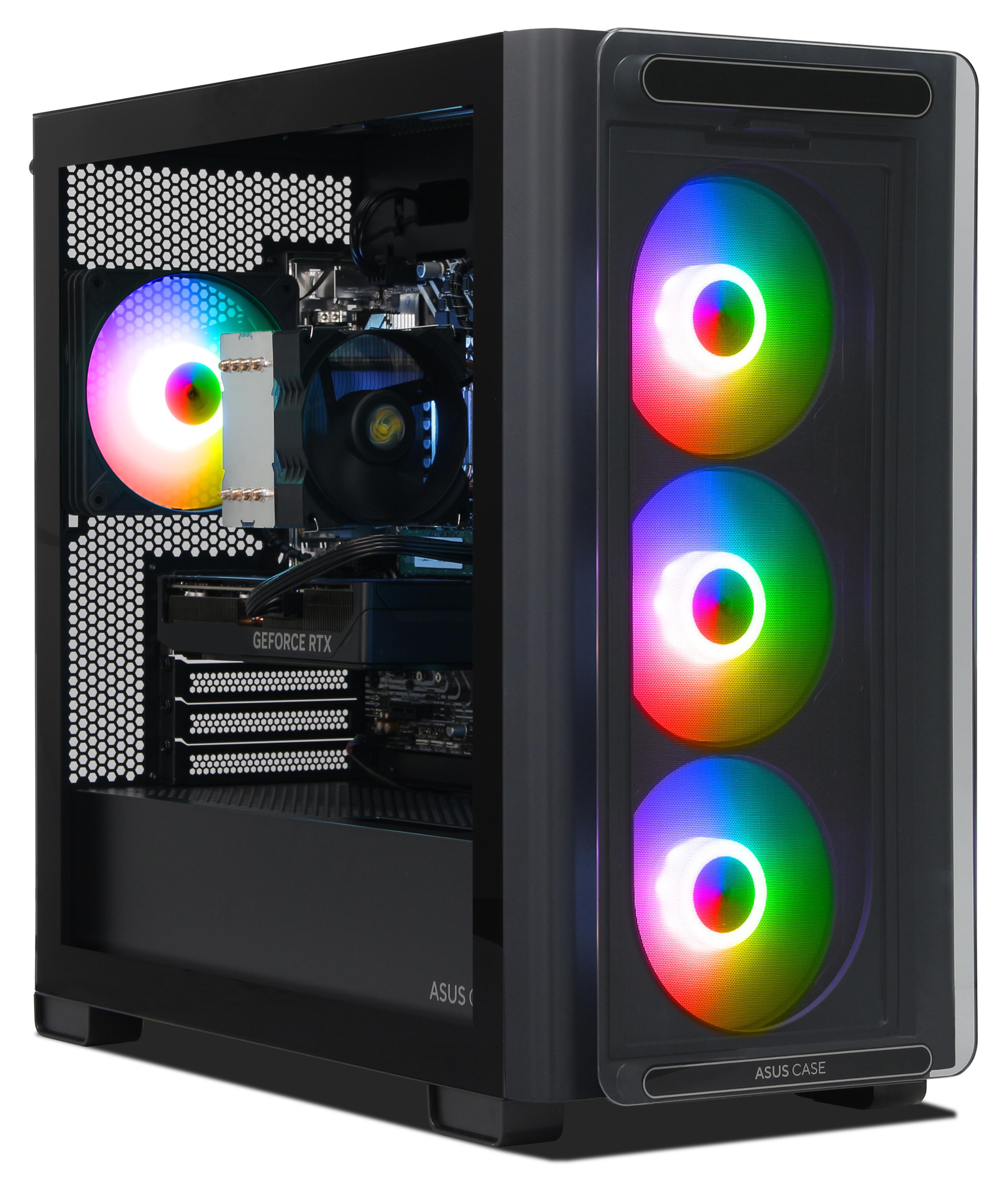 Ankermann Eternity Gaming PC, Intel Core i7-13700F, Nvidia GeForce RTX 5060 Ti 8GB, 16GB DDR5 RAM, 1TB NVMe SSD, Windows 11, WLAN & Bluetooth