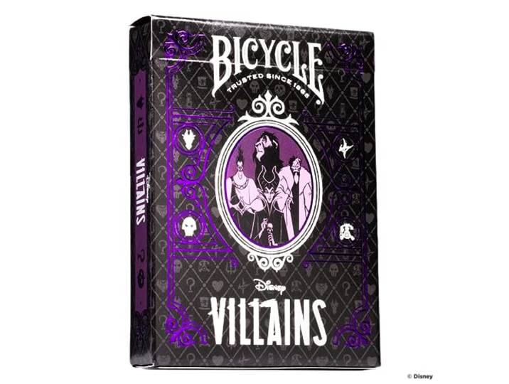 Bicycle Disney Villains [kleuren variëren paars en groen]