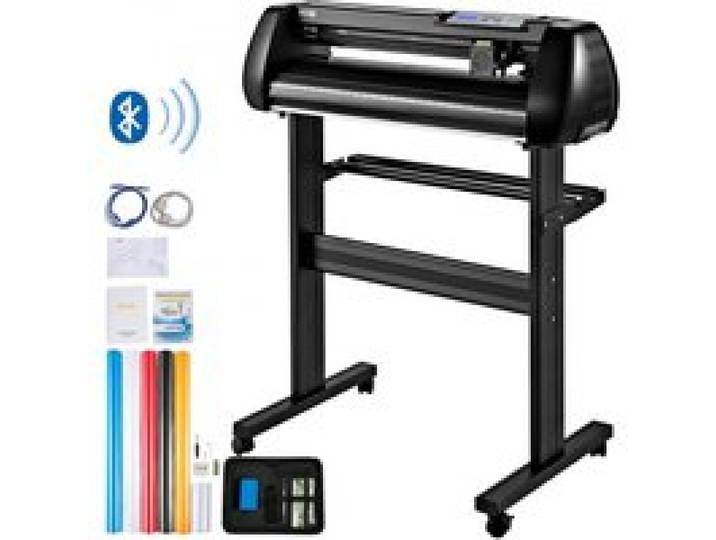 VEVOR Vinyl Snijplotter, 630 mm Snijplotter Machine, 20 - 800 mm/s Vinyl Cutter Plotter, 3 Bladen Snijplotter, Plottermachine met Signmaster-software, Folieplotter Snijder voor Borden en Decoraties