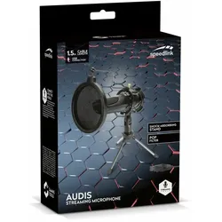 SPEEDLINK AUDIS Streaming Microphone, black