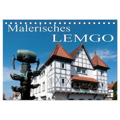 Malerisches Lemgo (Tischkalender 2026 DIN A5 quer), CALVENDO Monatskalender