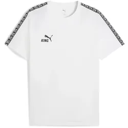 PUMA teamKING T-Shirt Herren 04 - PUMA white/PUMA black/PUMA black S
