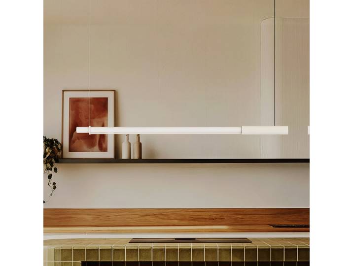 In Fine LED-Hängeleuchte, weiß, Länge 160 cm - DCW - Design - Aluminium