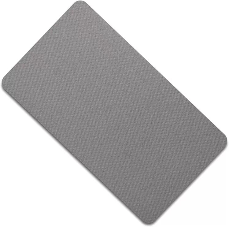 INF Lot de 10 patchs de réparation en tissu sergé auto-adhésifs (gris, 20x10cm)