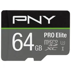 PNY PRO Elite microSDXC Speicherkarte 64 GB mit SD-Adapter
