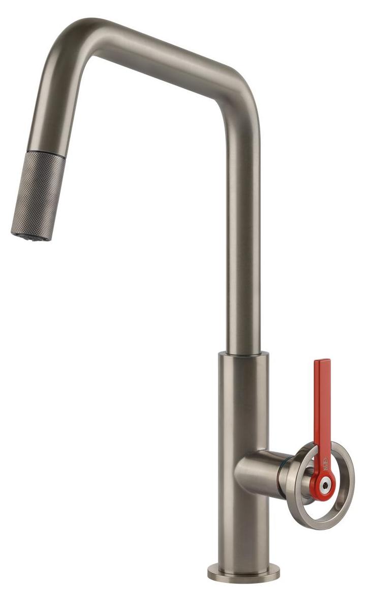 Gessi 60203, Ziehen, Nickel, Hebelgriffe, Einzelbild, 3/8", 4 cm