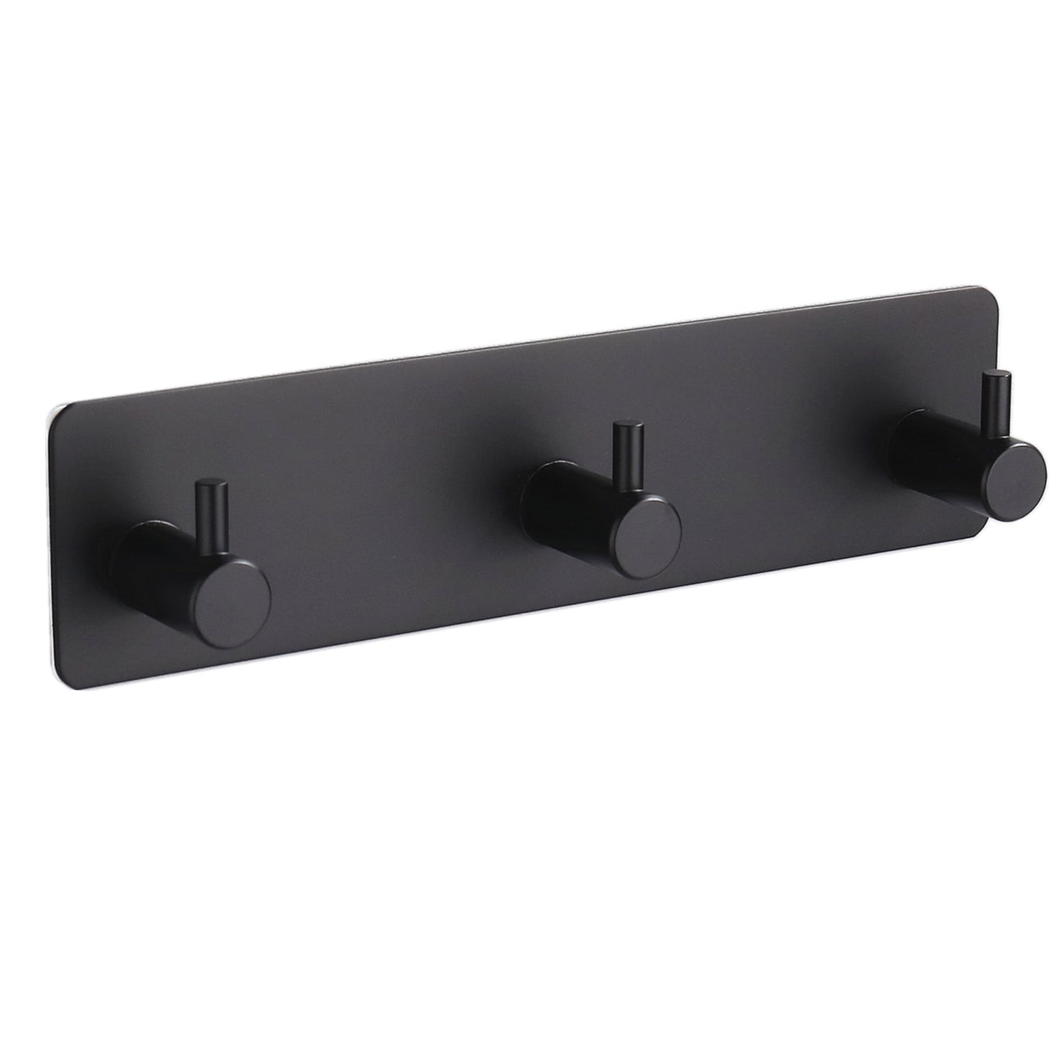 XIVADA Handdoekhaakjes Tres - Zelfklevend - Zwart - 3 in 1