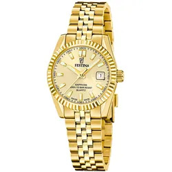Festina F20089/2 Damenarmbanduhr Quarz Goldfarben 10 bar