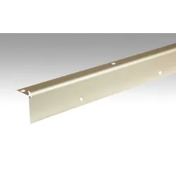 MEISTER Treppenkantenprofil Typ 5 (5 bis 6 mm) Sand eloxiert 230 - 2700 mm