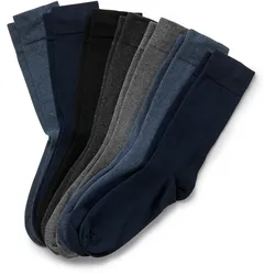 Tchibo - 7 Paar Socken - Herren - Gr. 41-43 - dunkelblau