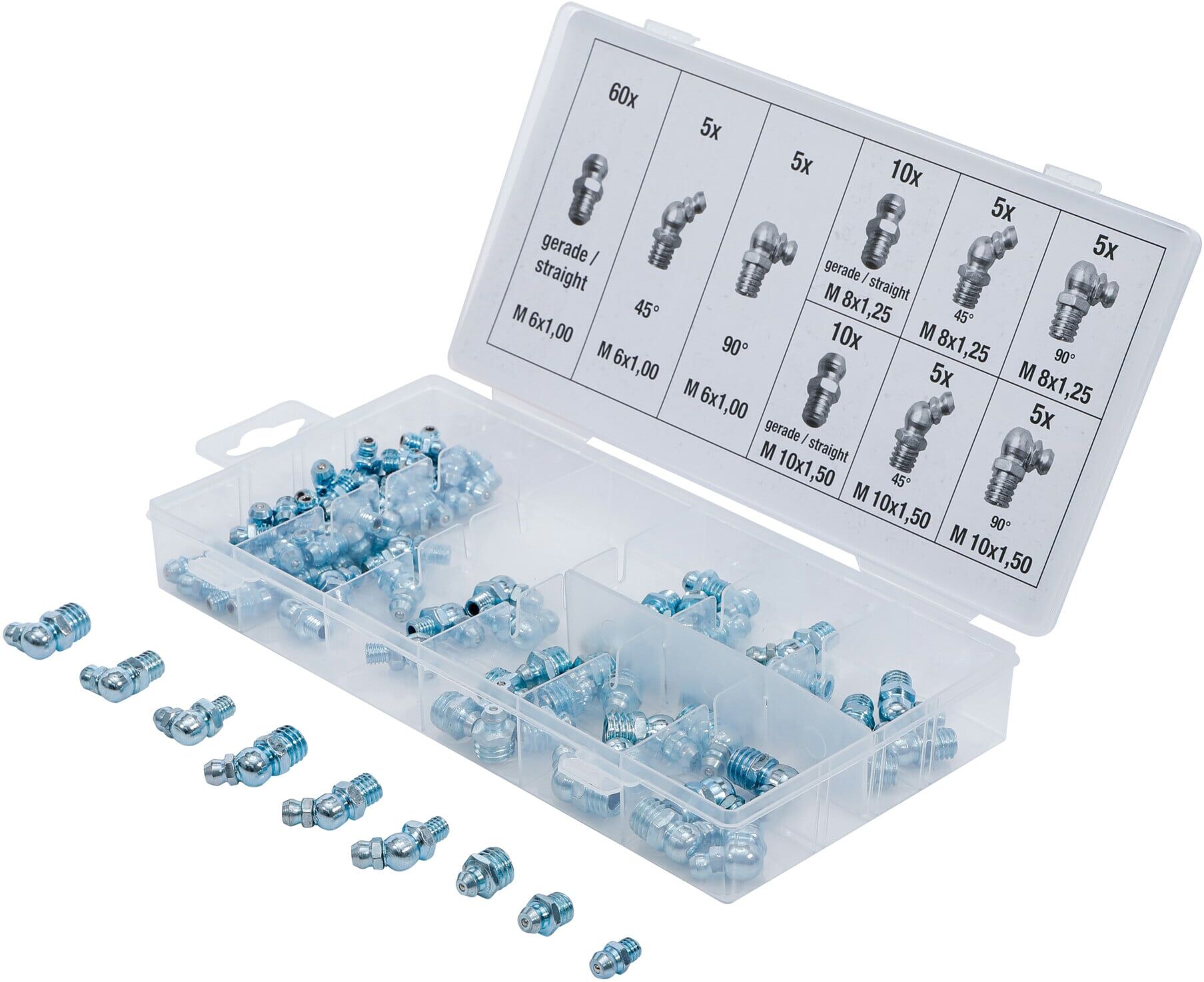 BGS Schmiernippel-Sortiment 110-tlg. ; BGS technic (8065)