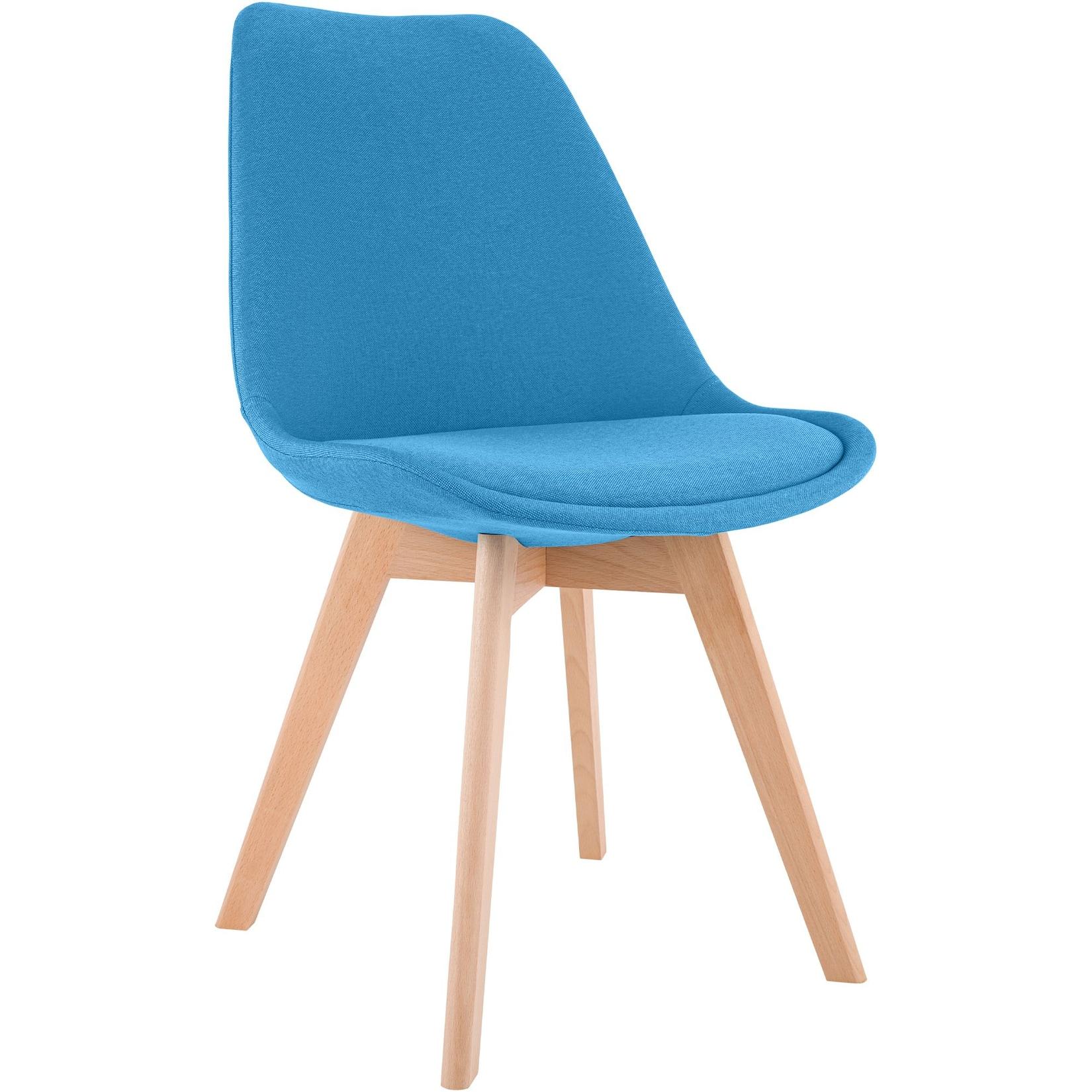CLP Stuhl Linares Stoff Farbe: türkis, Material: Stoff
