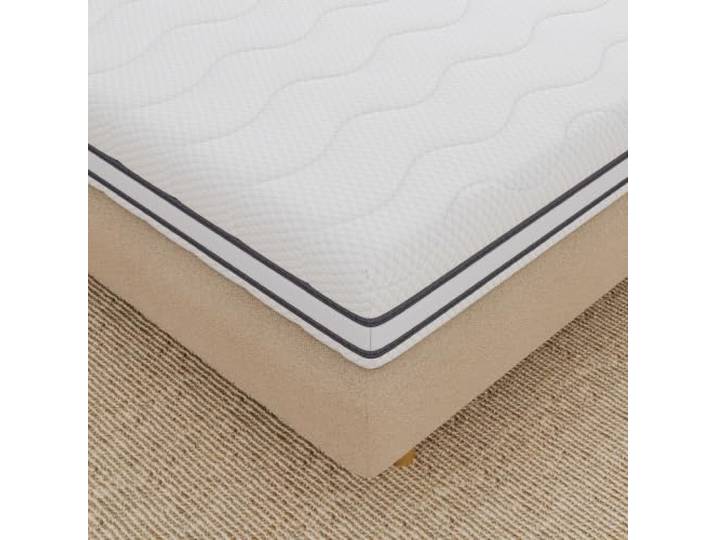 SynthoSpace Matratze 140x200 cm Mittelfest 7-Zonen Rollmatratze 16 cm Komfortschaummatratze 140x200cm mit Gel Memory Foam für Erholsamen Schlaf H2&H3 Rollmatratze - Lieferung per Paket