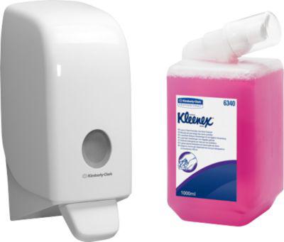 Sparset Kleenex® Aquarius Seifenspender + 1 Kartusche Schaumseife
