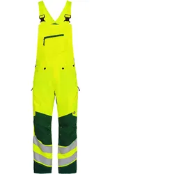 Warnschutz Stretch Latzhose "3544-314" Safety Kl. 2 - 70 - gelb/grün