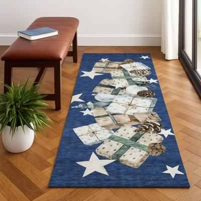 Addison Rugs Premium Washable Super Soft Christmas Presents Mayfield Rug
