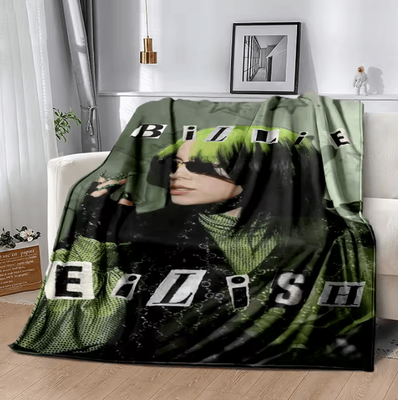 Inspire Curations Billie Eilish Flannel Throw Blanket 4 150x200cm