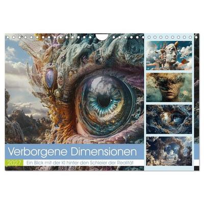 Verborgene Dimensionen (Wandkalender 2027 DIN A4 quer), CALVENDO Monatskalender