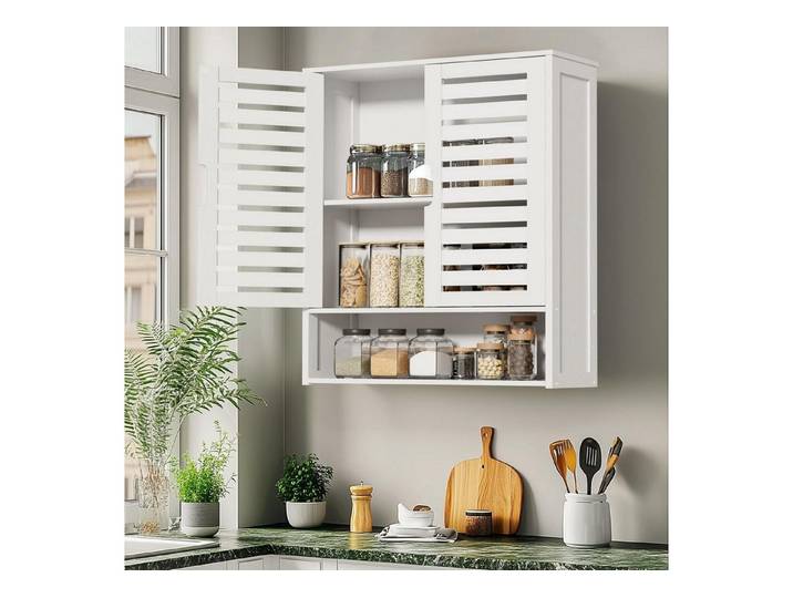 LuxusKollektion Hängeschrank Badezimmerschrank Wandmontage 60x21x67cm (1-St)